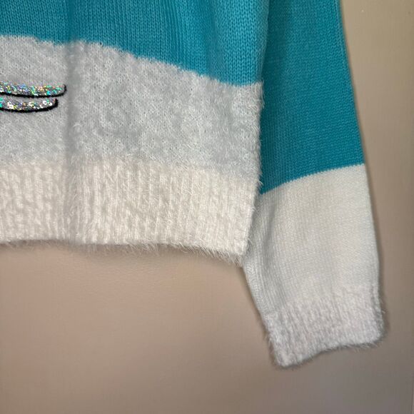 MAJOR LABEL GROUP women's size large L Ski you Later Christmas penguin sweater - Picture 12 of 14